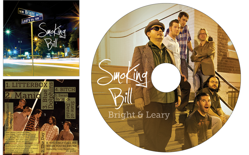 CD Package Design for Smoking Bill